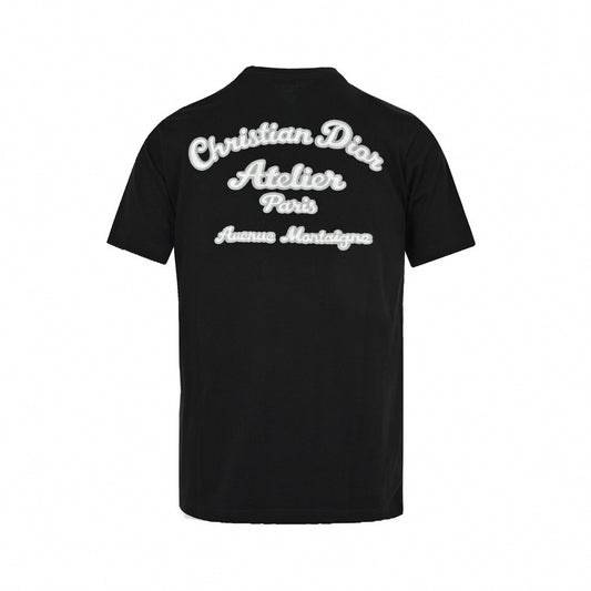 "Christian Dior Atelier" Pocket T-Shirt - Black