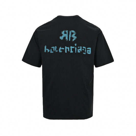 Pixel Logo T-Shirt - Black