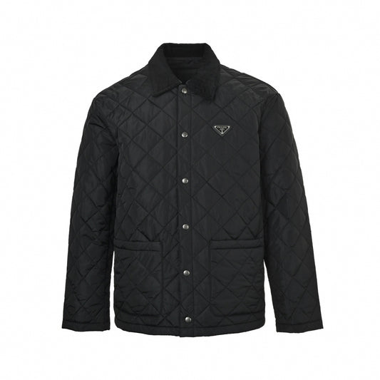 Re-Nylon Quilted Jacket | Black