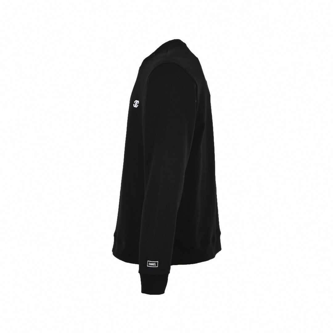 Embroidered CC Logo Crewneck Sweatshirt