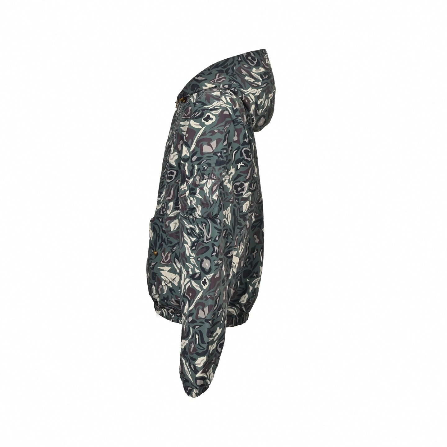 Reversible Monogram Camo Windbreaker