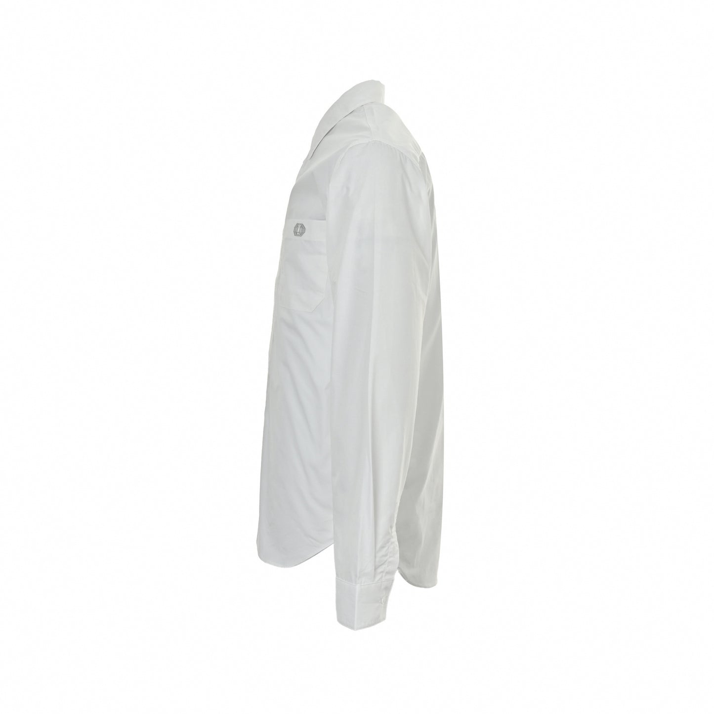 C.D Logo Pocket Button-Down Shirt | White