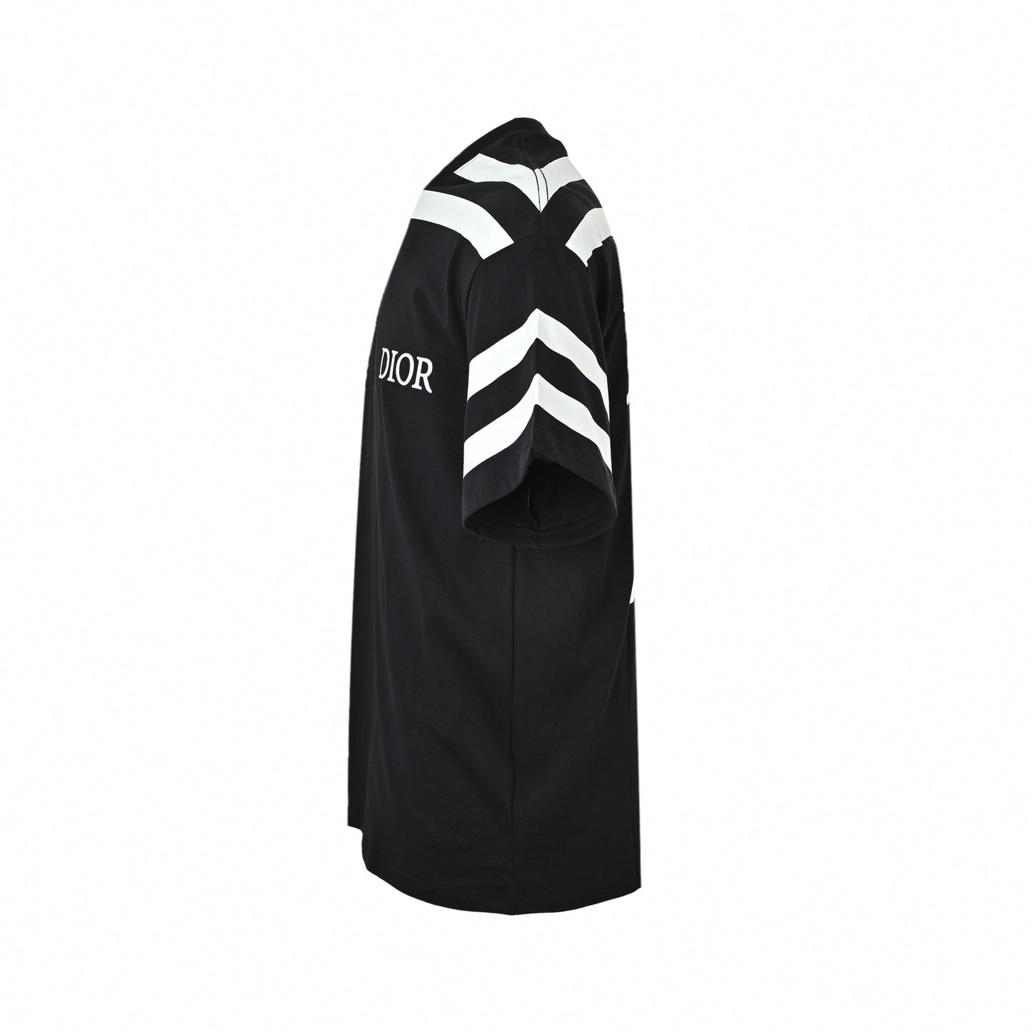 Athletic "47" Jersey T-Shirt | Black & White