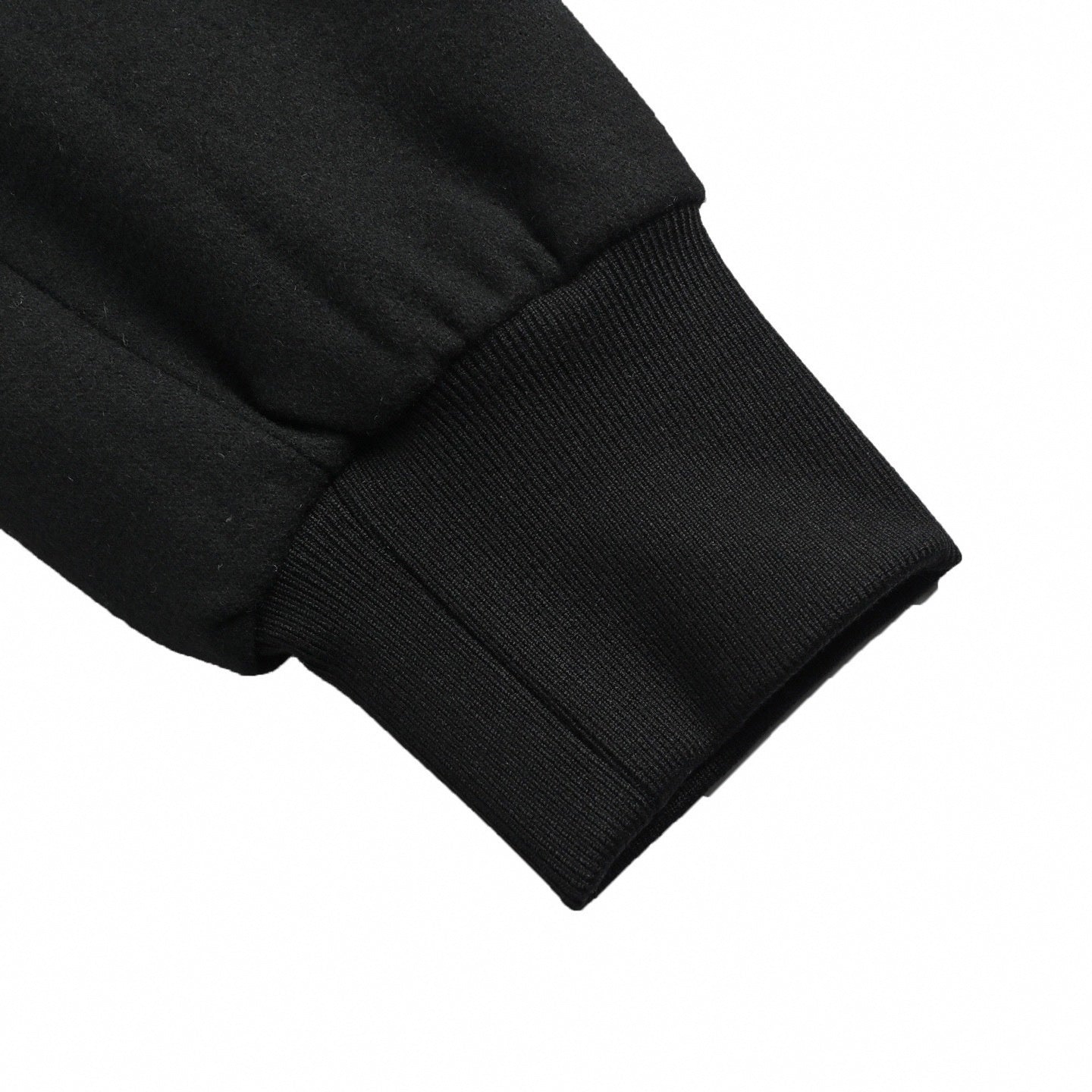 Metal Logo Zip-Up Hoodie | Black