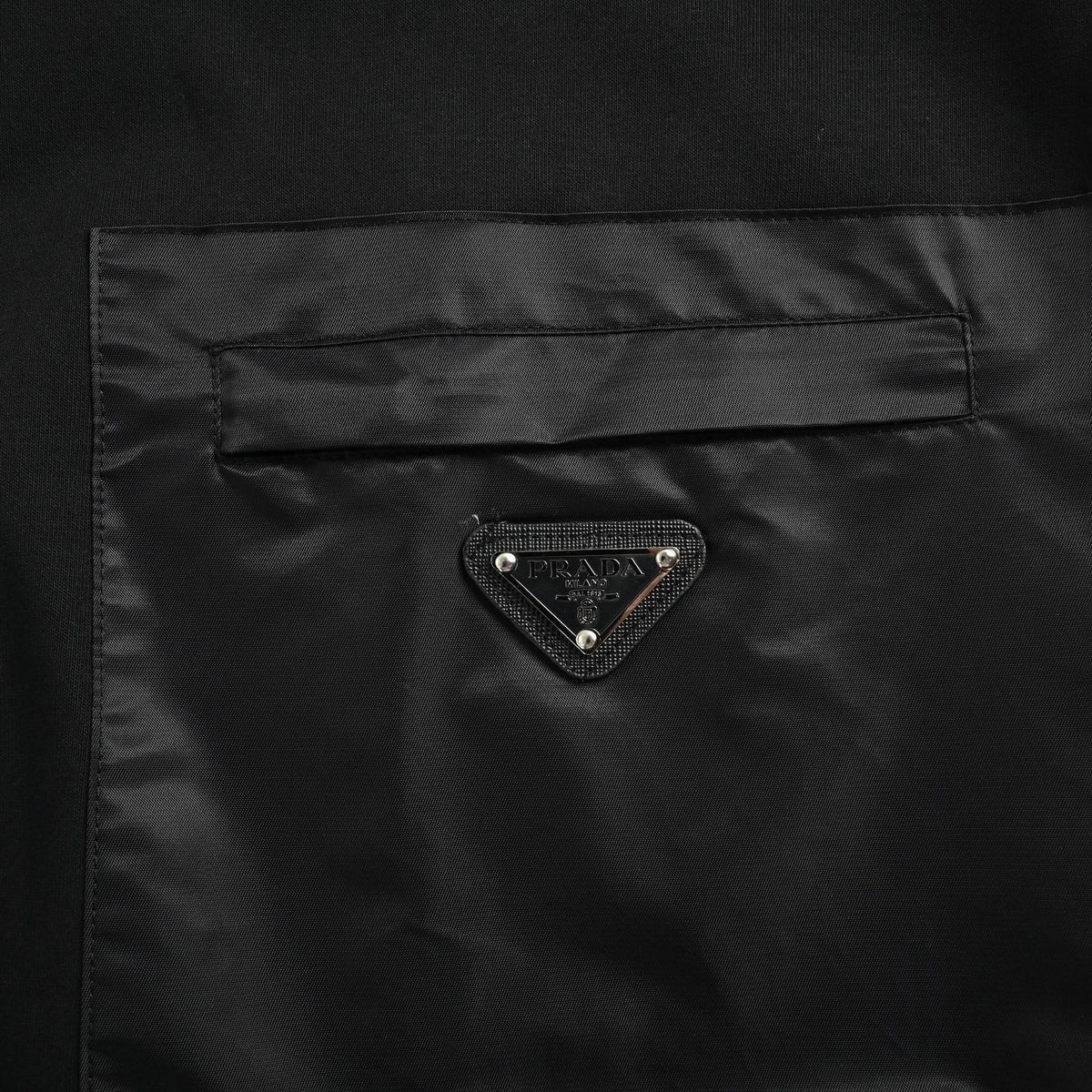 Paneled Re-Nylon Utility Crewneck