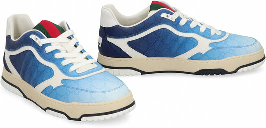 Gradient Monogram Sneakers | Blue