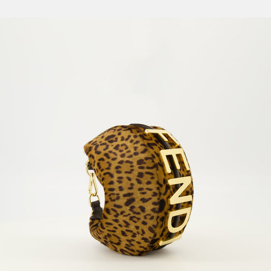 Fendigraphy Mini Leopard Bag