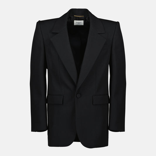 Black Wool Blazer