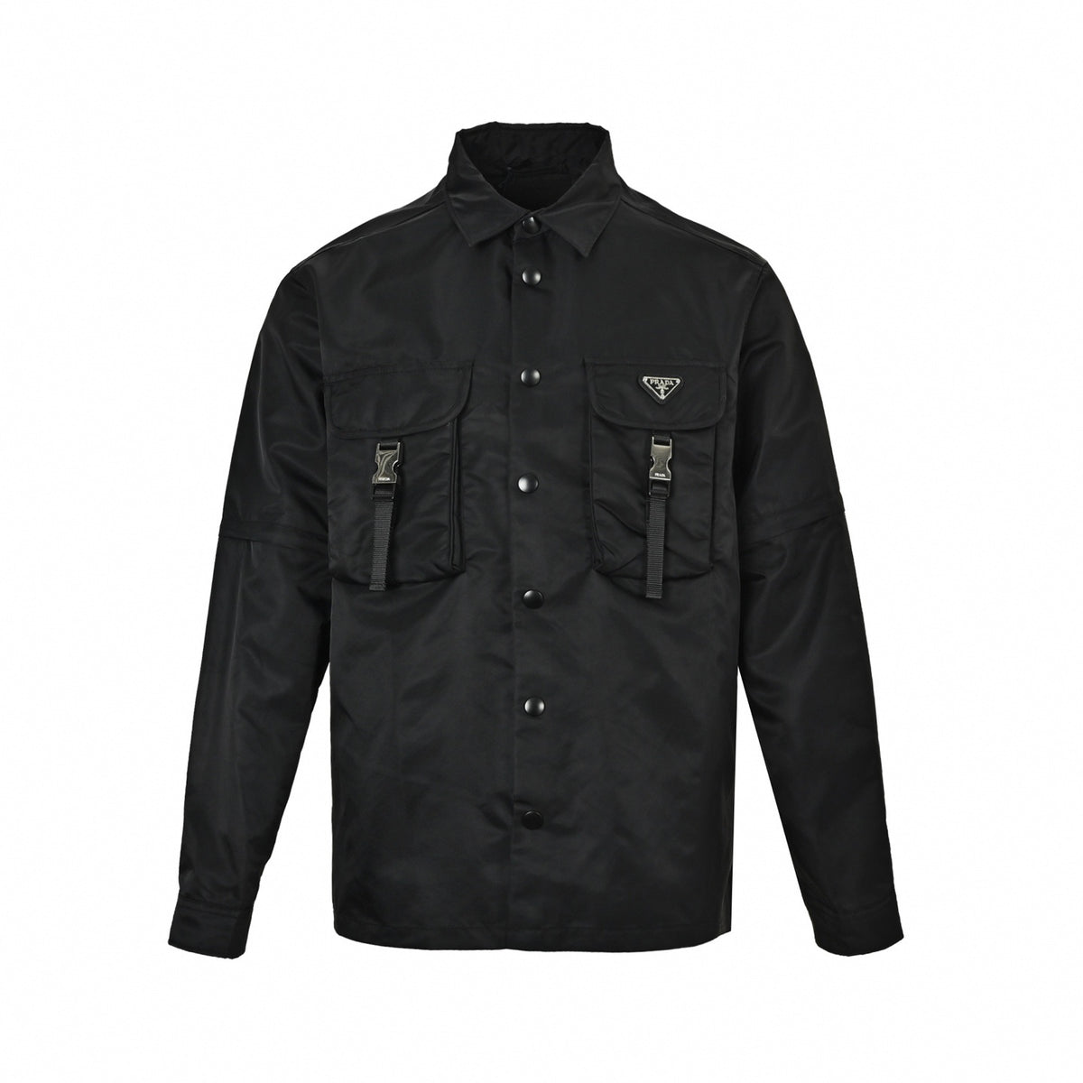 Re-Nylon Buckled Cargo Overshirt