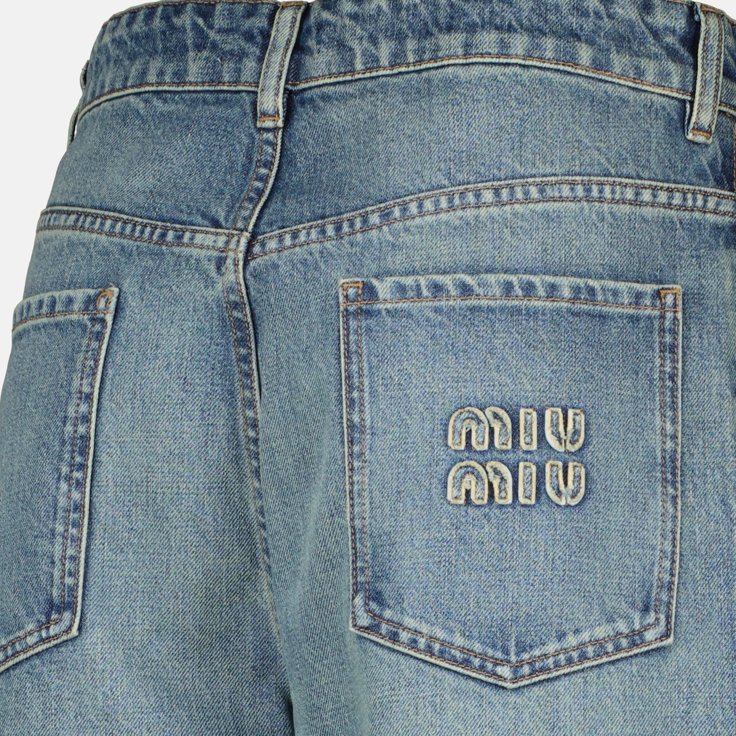 Embroidered Blue Jeans