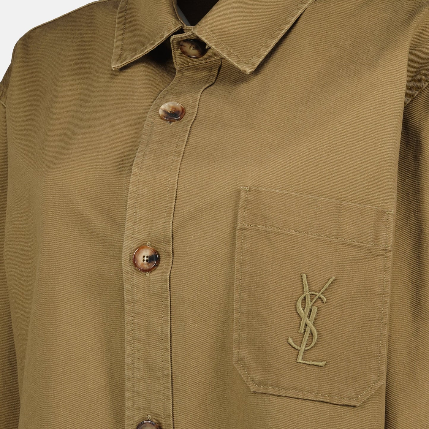 Khaki Gabardine Shirt