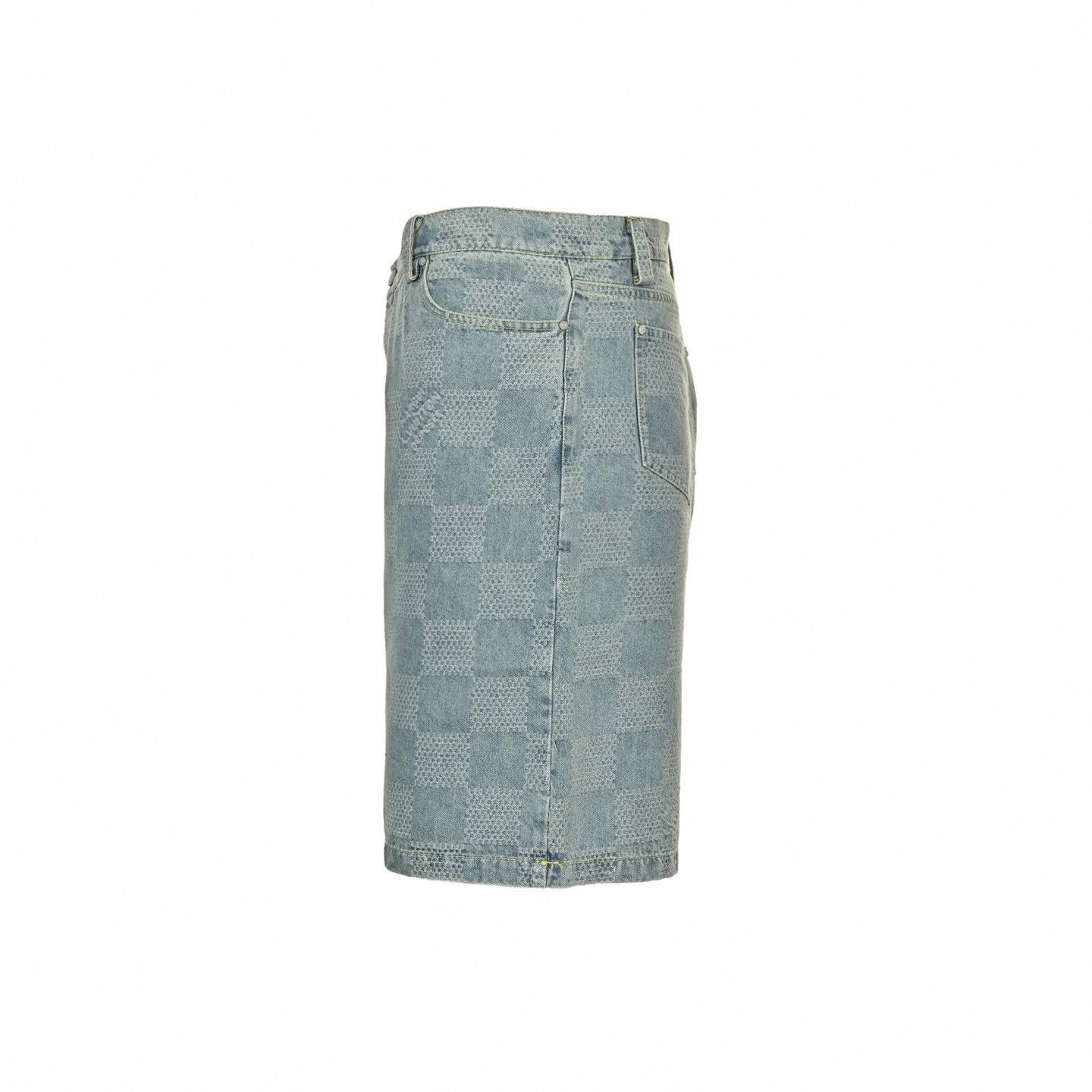 Damier Pop Denim Set | Light Indigo