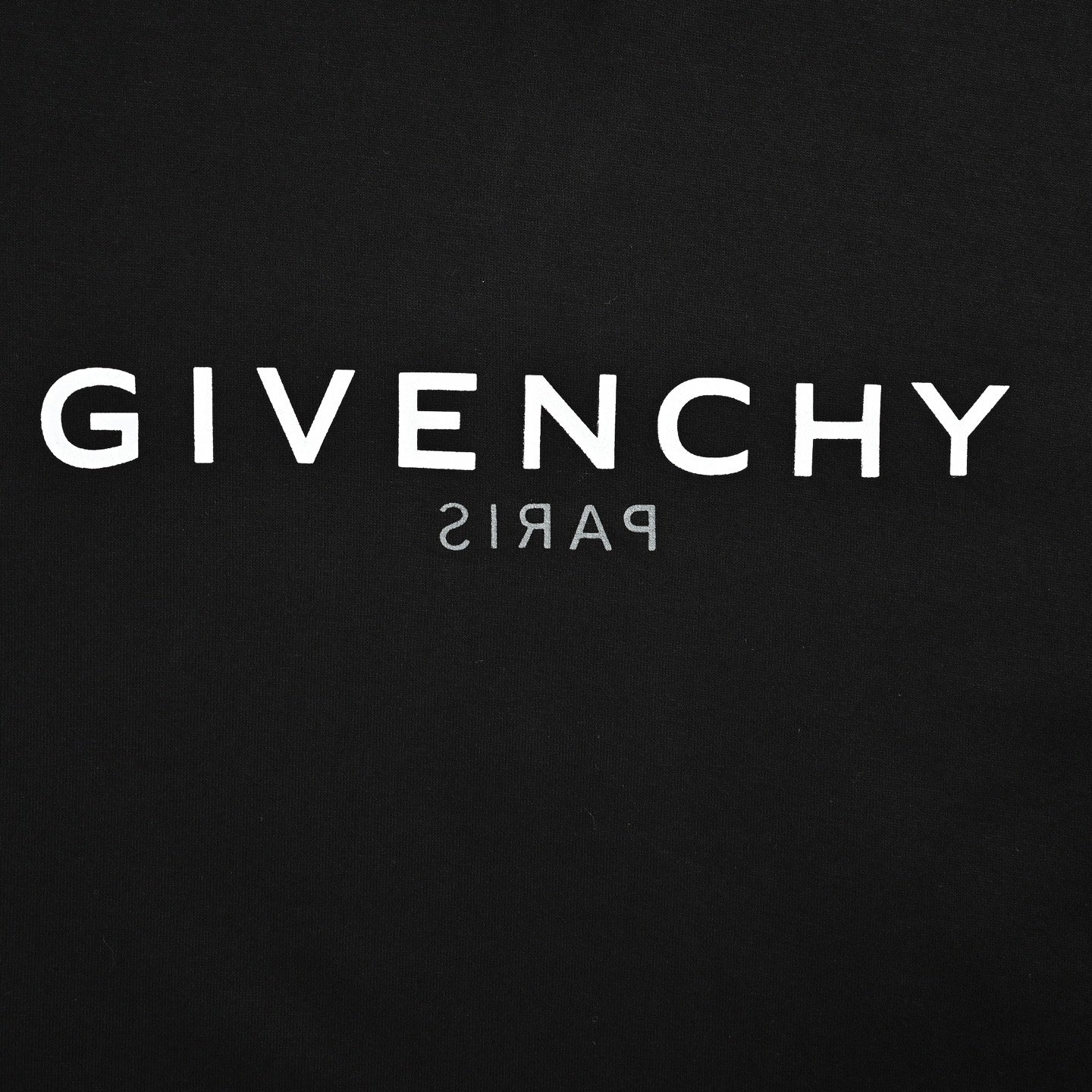 Mirrored Logo T-Shirt - Black