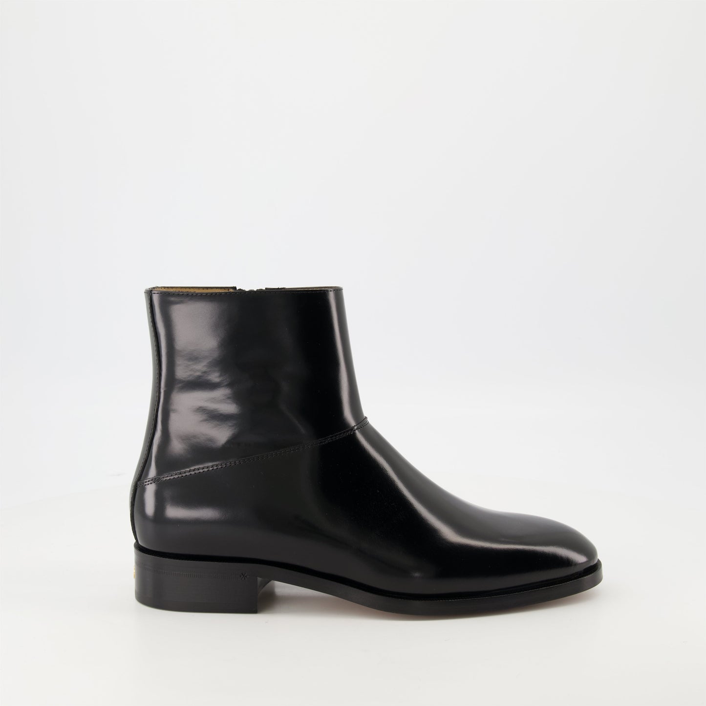Pat Leather Ankle Boots