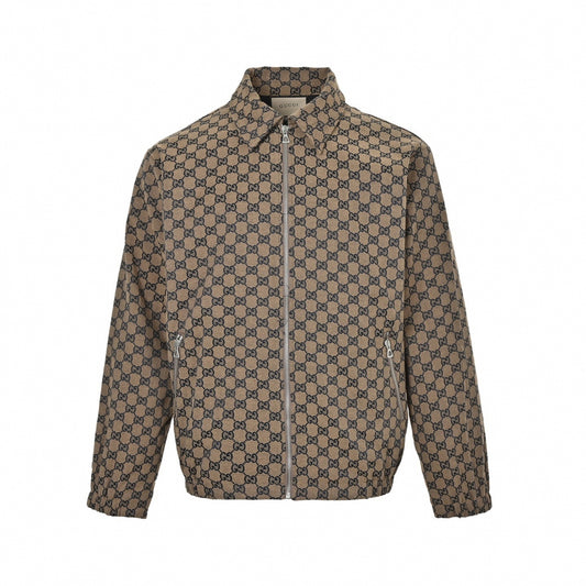 Classic GG Canvas Zip-Up Jacket