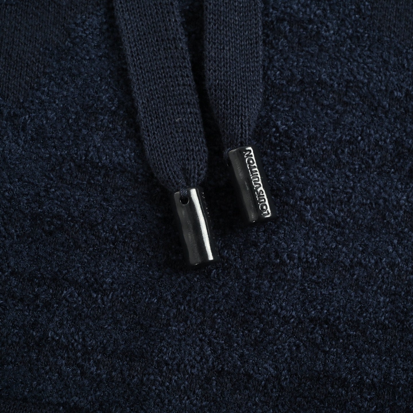 Monogram Toweling Hoodie - Navy
