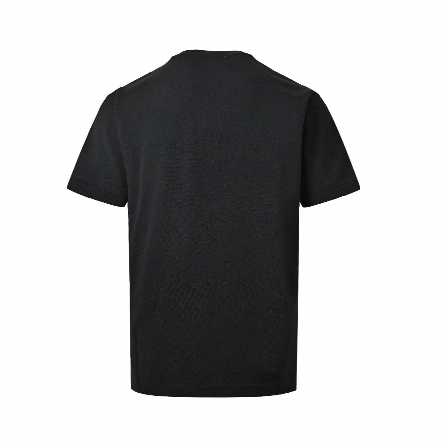Minimalist Horsebit Embroidered Tee - Black
