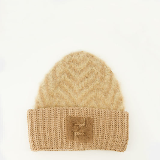 Brown Wool Beanie