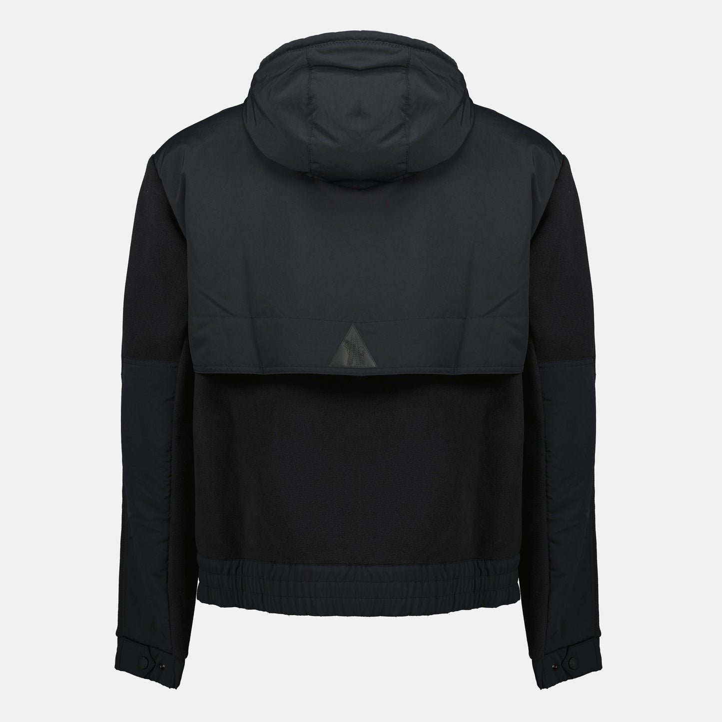 Black Polartec® Zip-Up Cardigan