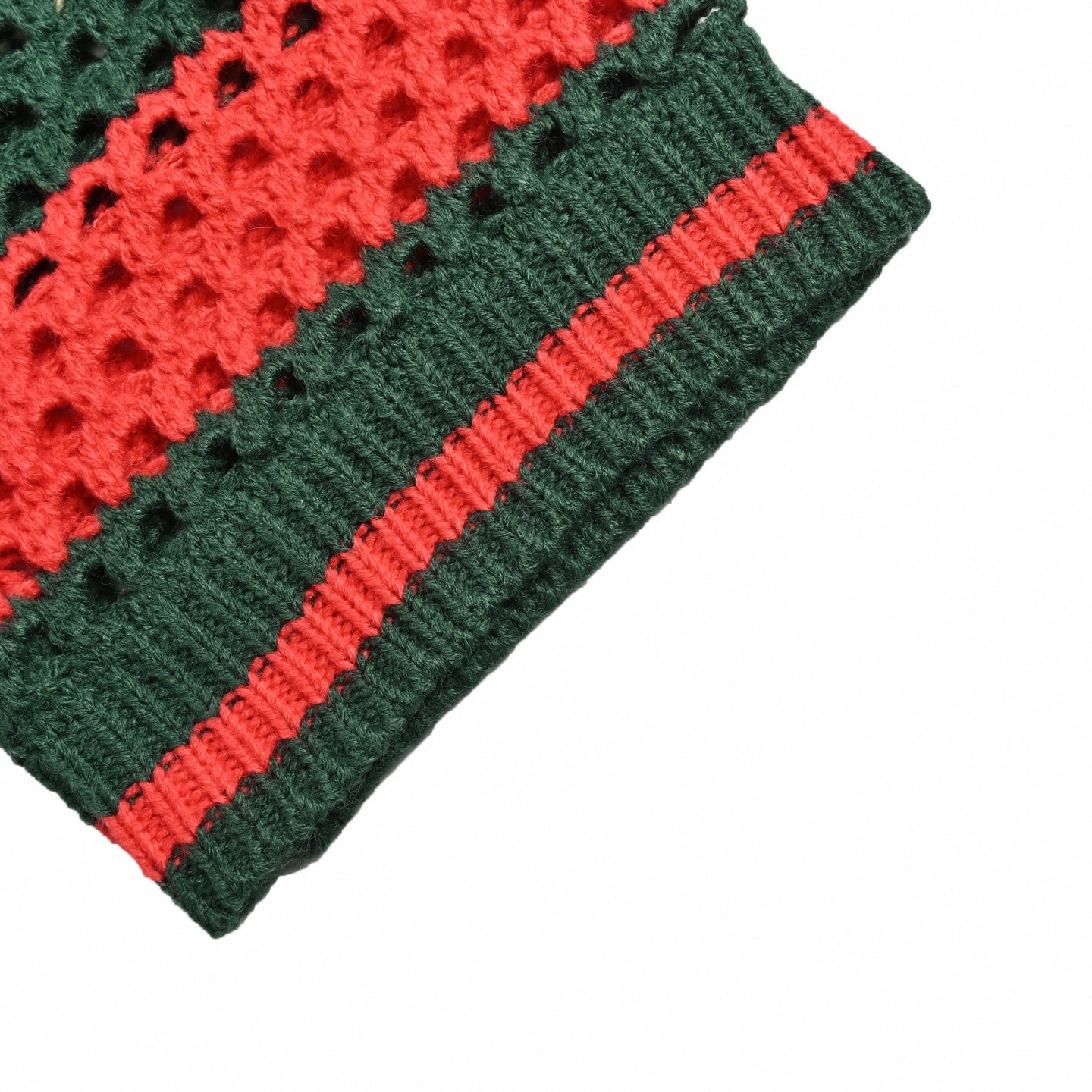 Web Stripe Crochet Knit T-Shirt – HauteRoma