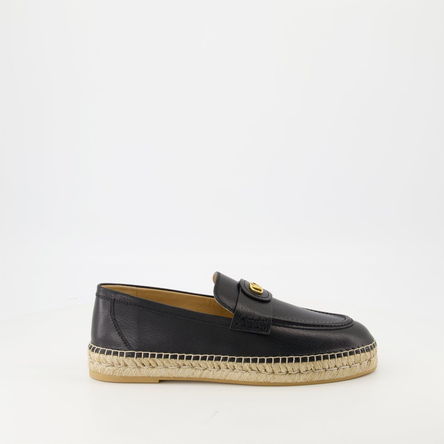 Palm Leather Espadrilles