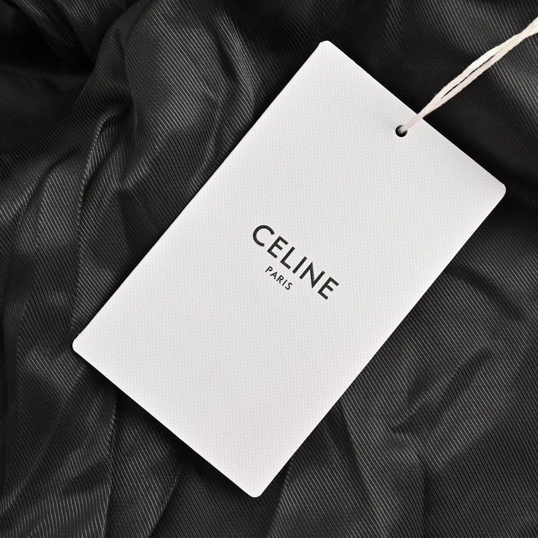 Tonal Leather Hooded Varsity Jacket | Black