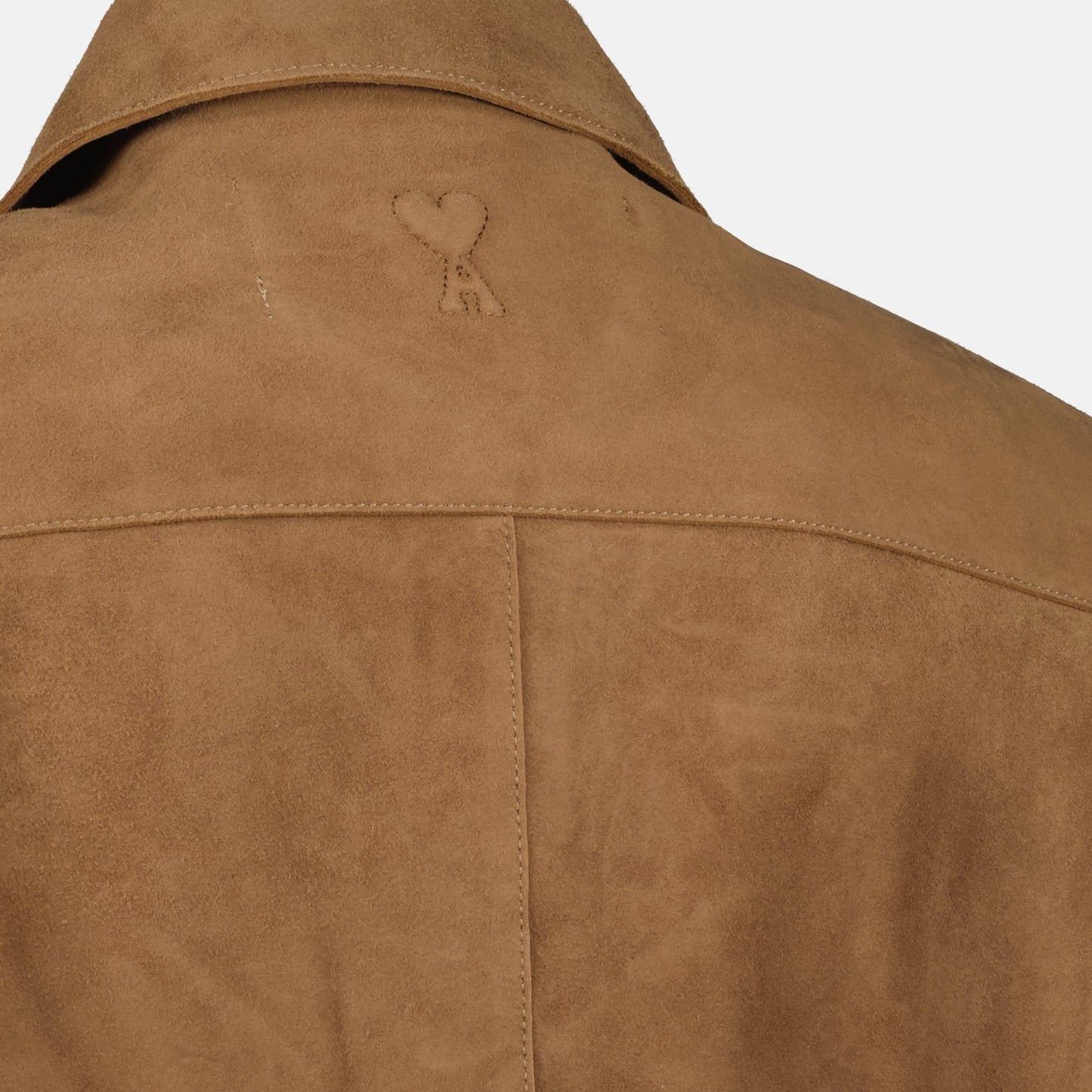 Leather Shirt Jacket