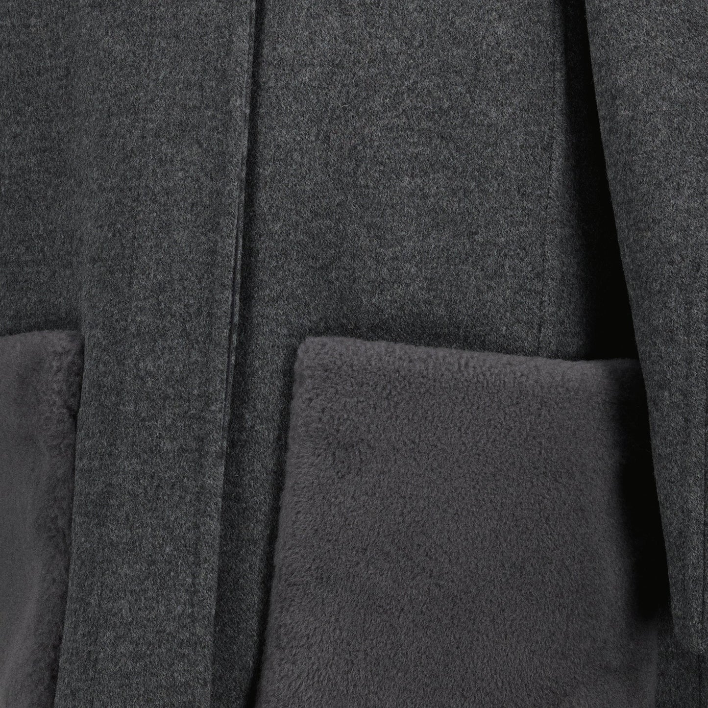 FF Wool Coat in Gray