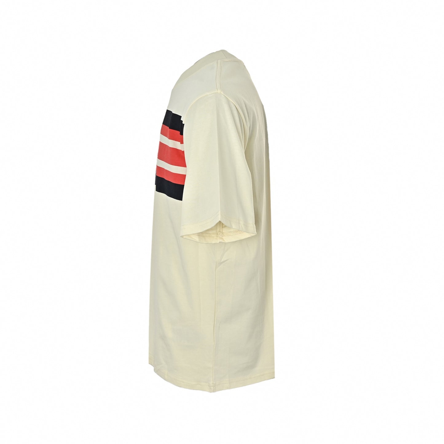 Interlocking G Stripe T-Shirt - Cream