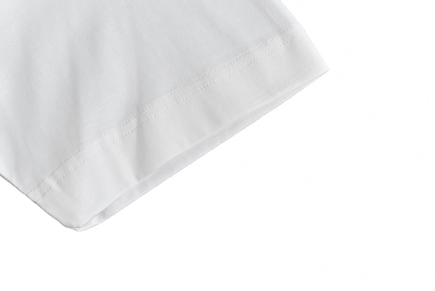Layered Monogram Logo T-Shirt | White