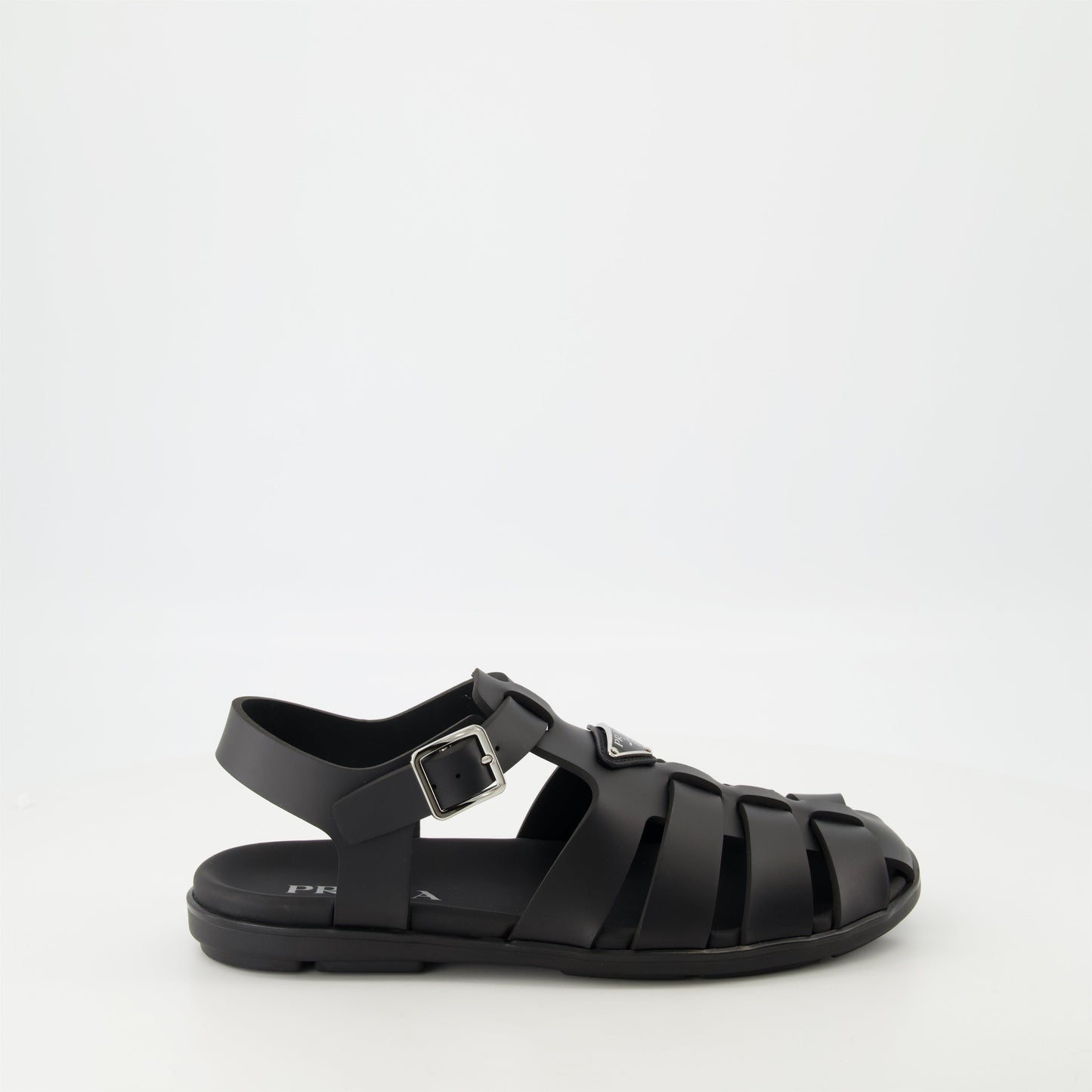 Black Rubber Sandals