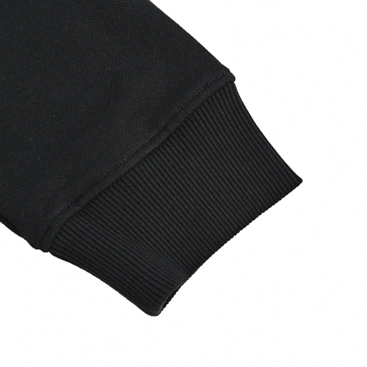 Interlocking G & GG Canvas Logo Appliqué Crewneck Sweatshirt in Black