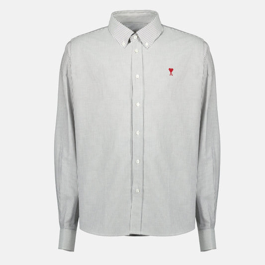 White Striped Ami de Coeur Shirt