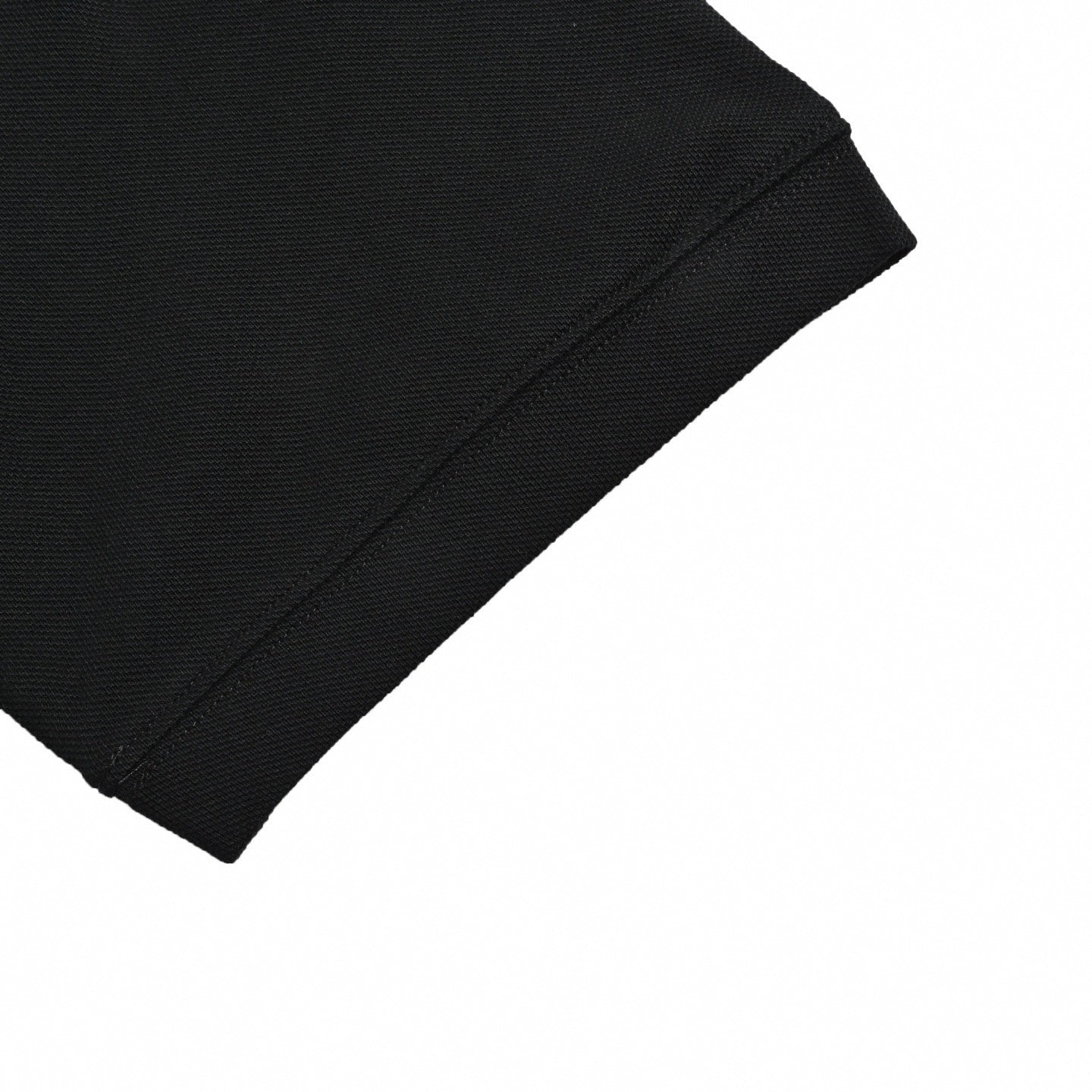Minimalist Horsebit Embroidered Tee - Black
