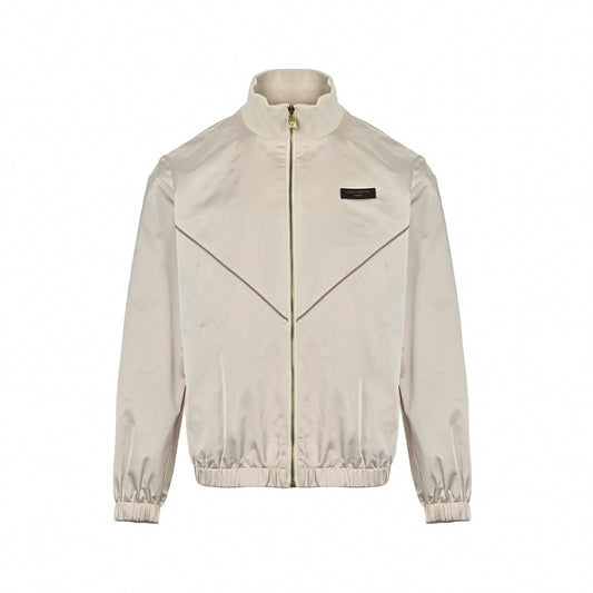 Champagne Monogram Satin Track Jacket