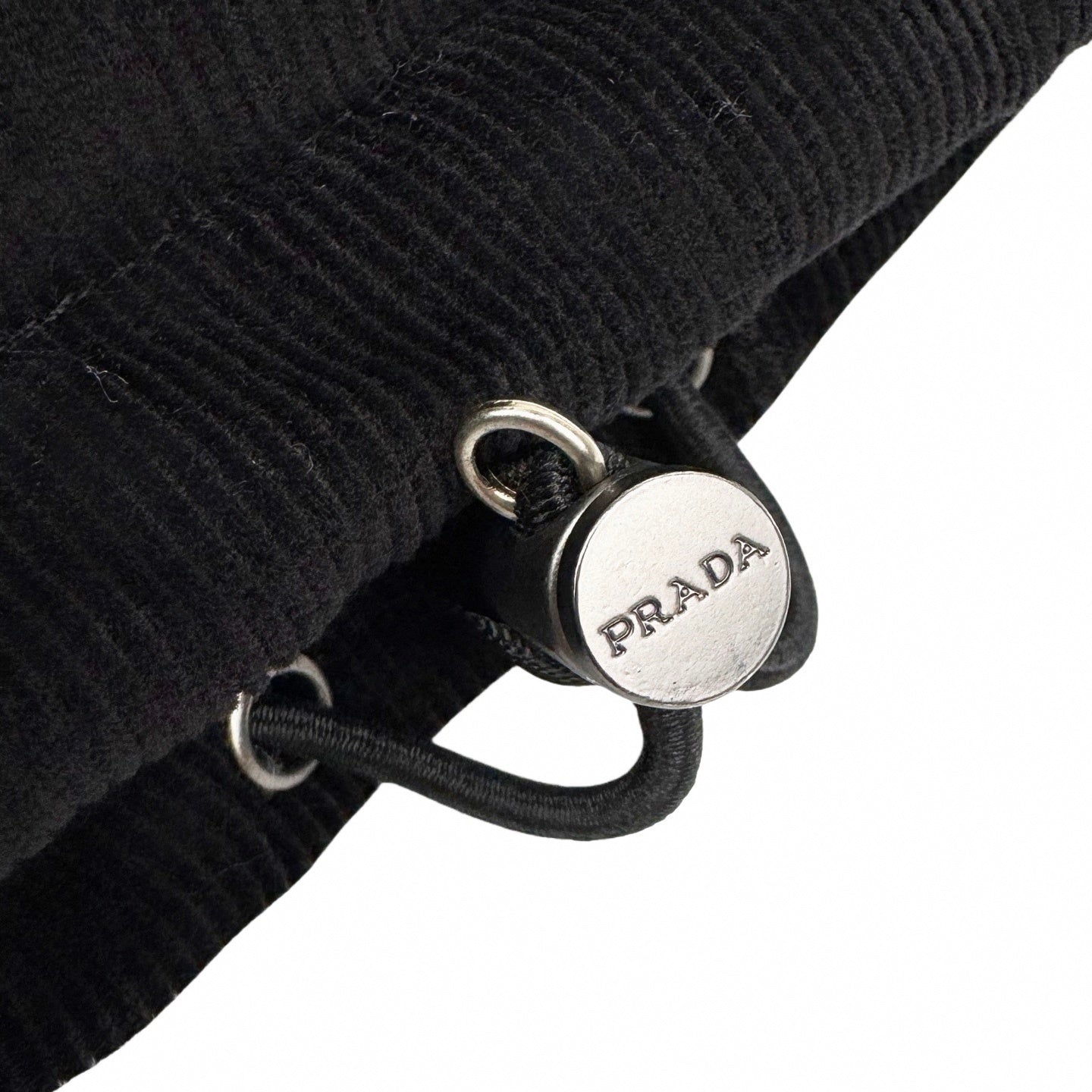 Convertible Corduroy Puffer Jacket | Black