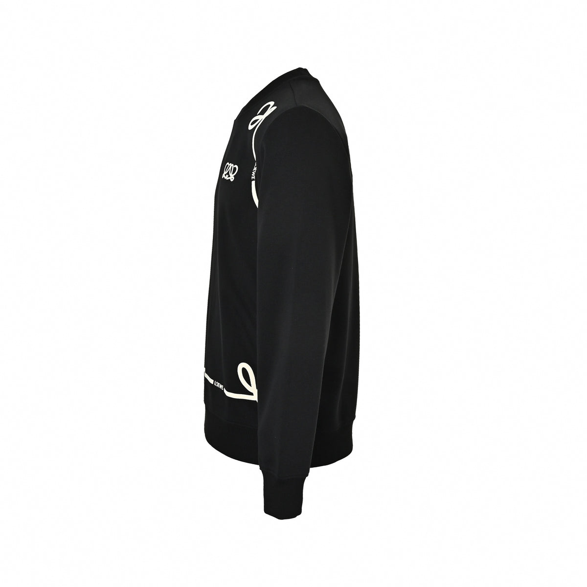 Anagram Graphic Frame Sweatshirt - Black