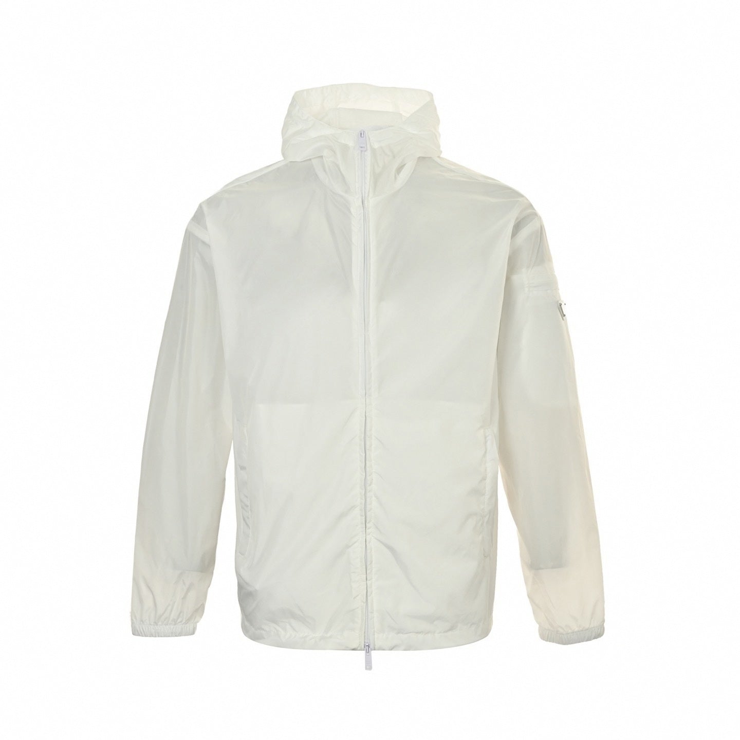 Lightweight Nylon Hooded Jacket
