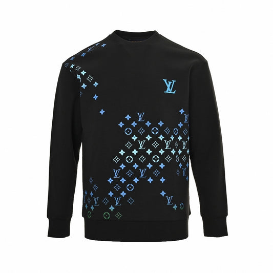 Gradient Monogram Cotton Sweatshirt