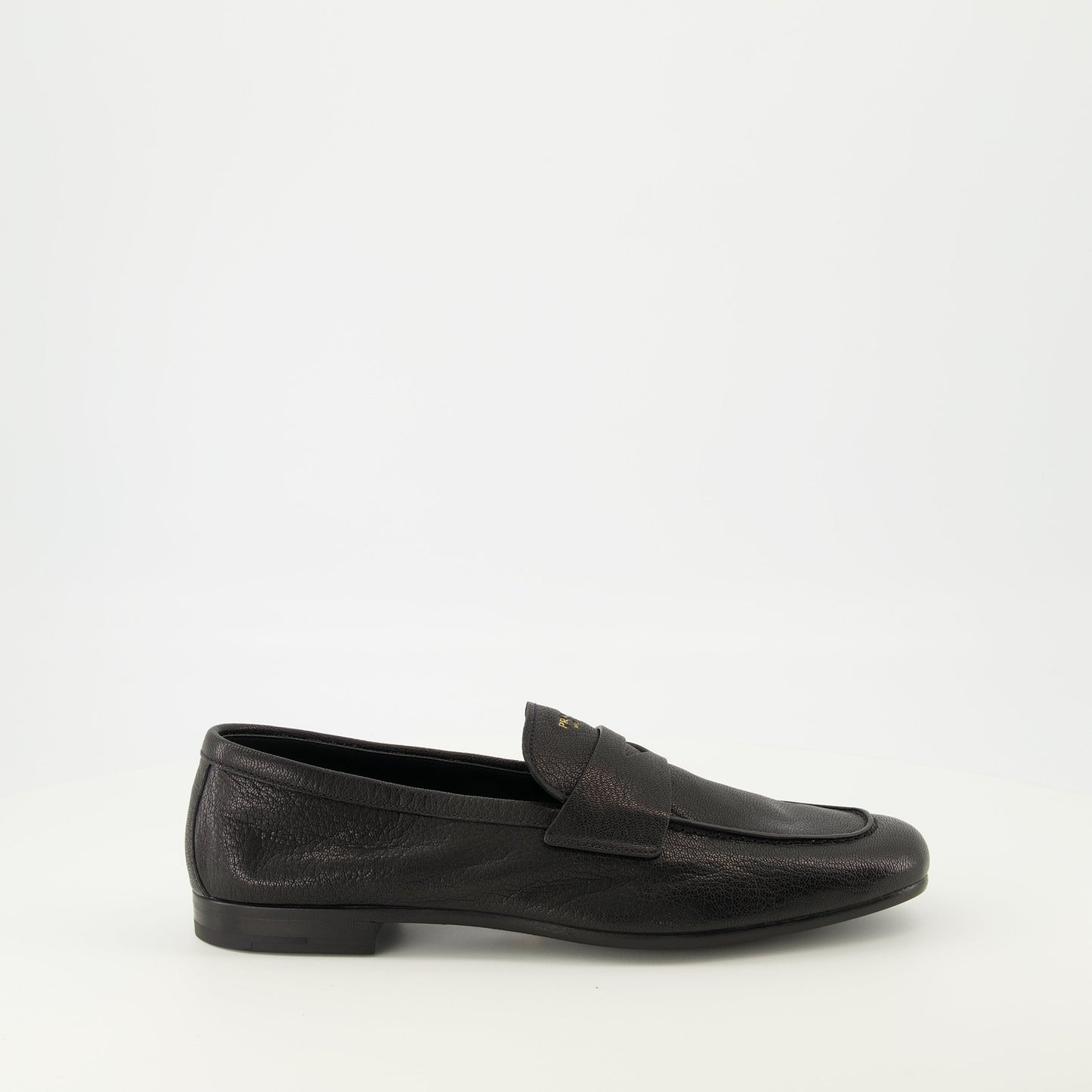 Black Leather Loafers