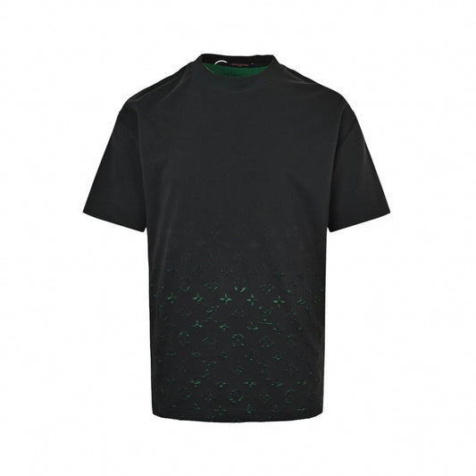Gradient Monogram T-Shirt | Black & Green