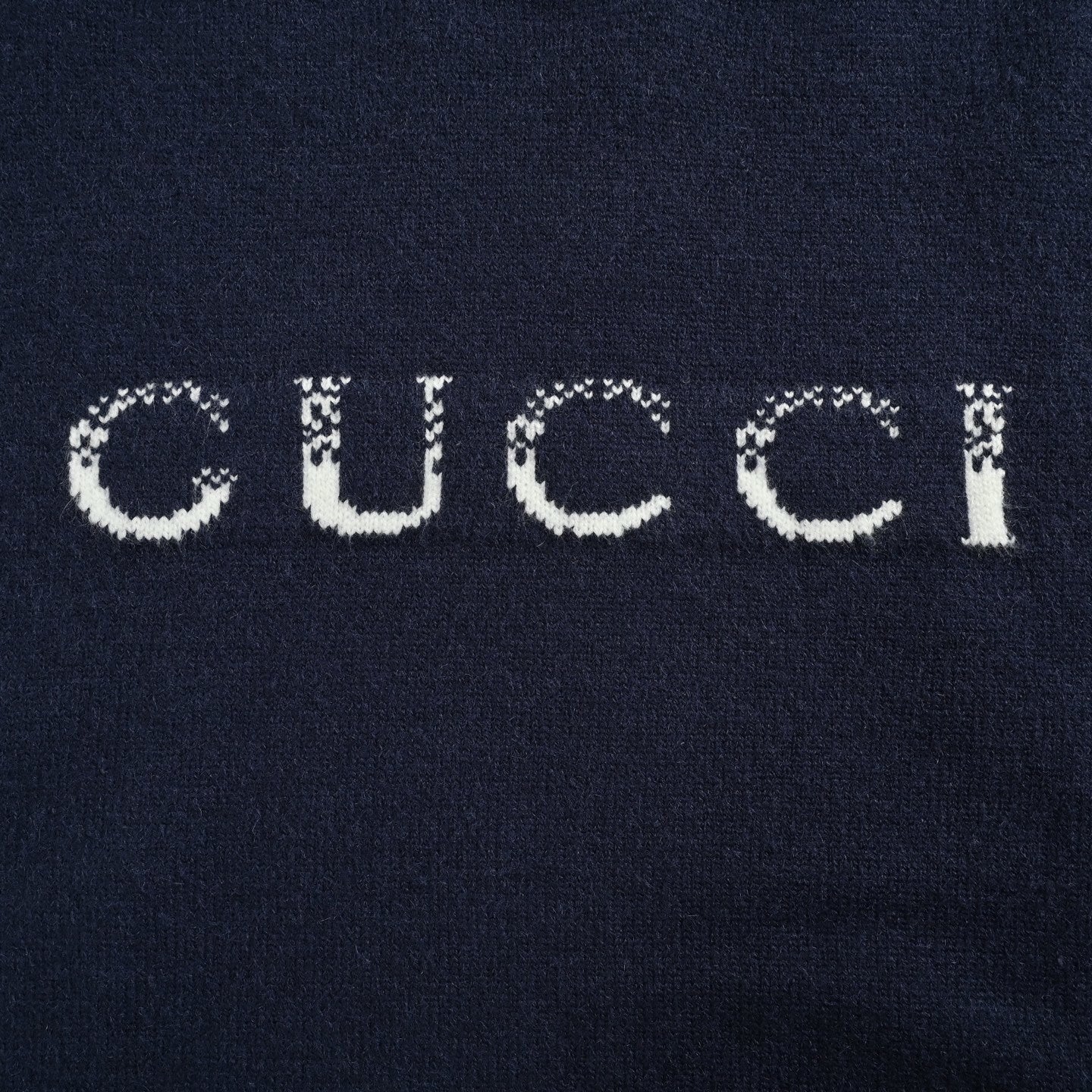 Intarsia Logo Knit Sweater