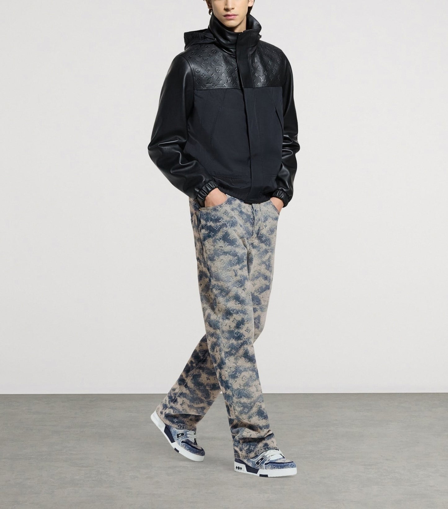 Denim LV Low-Top Sneakers