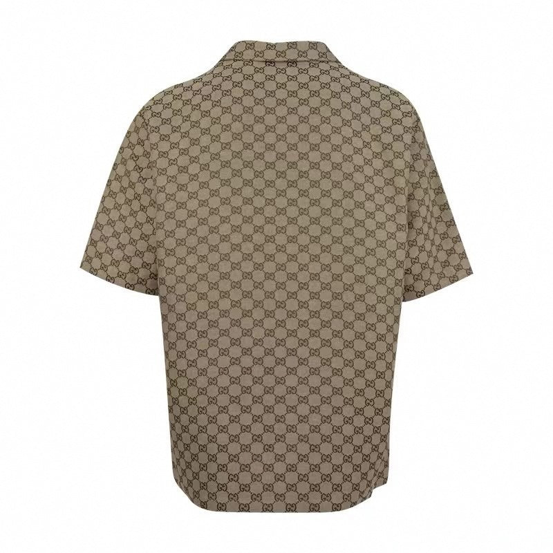 Classic GG Monogram Short-Sleeve Shirt