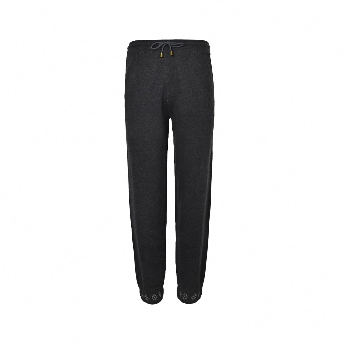 Monogram Cuff Double-Face Knit Pant