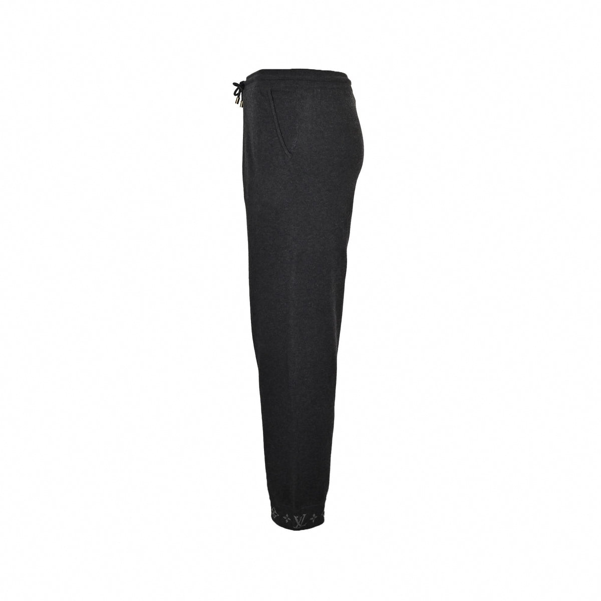 Monogram Cuff Double-Face Knit Pant
