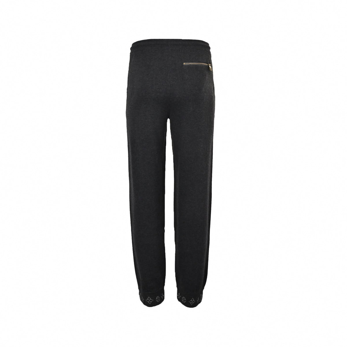 Monogram Cuff Double-Face Knit Pant