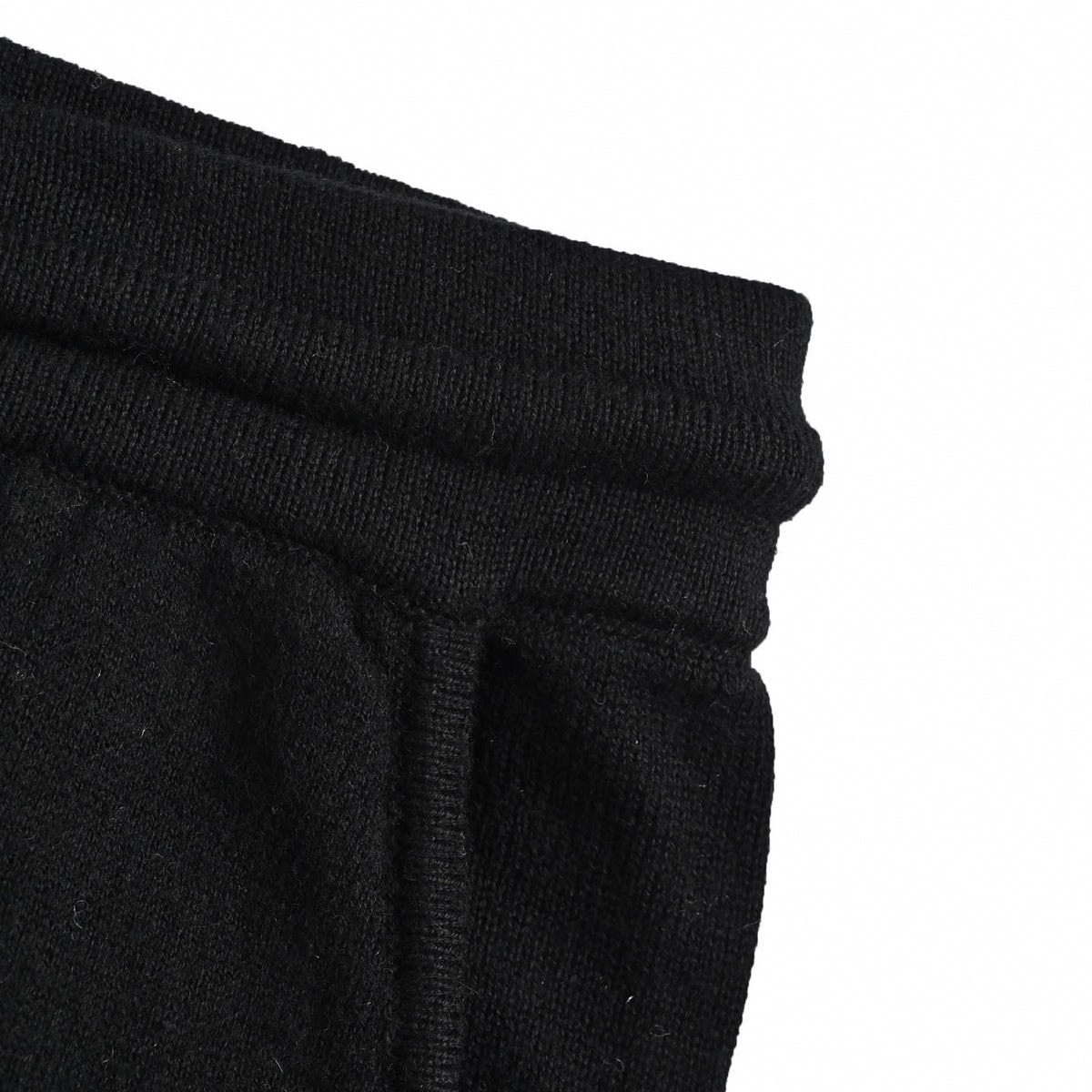Monogram Cuff Sweatpants - Black