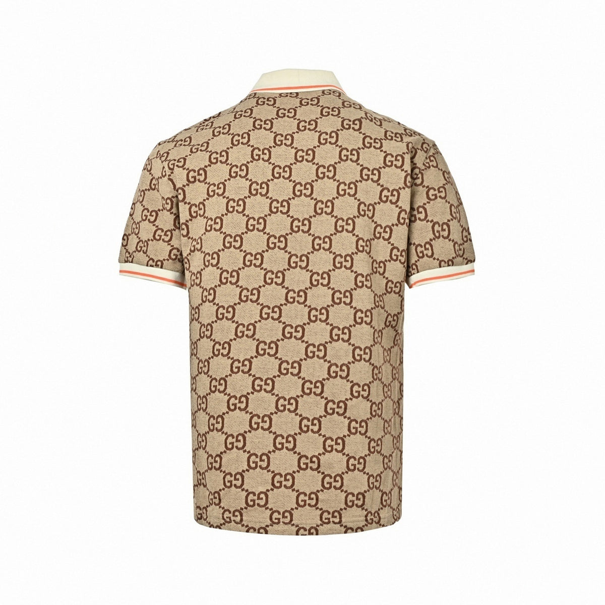 GG Monogram Polo Shirt | Camel & Brown