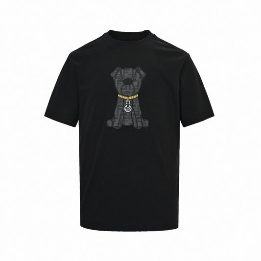 'Dog' Logo Patch T-Shirt